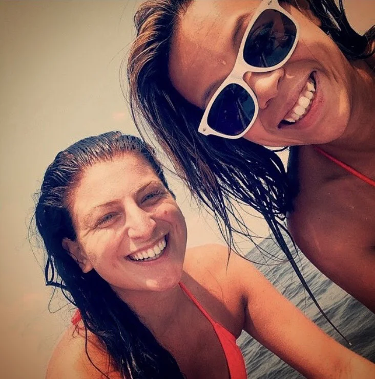 Me and Cathy on one of our paddleboard adventures!