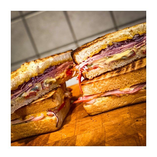 ... It had to be a toastie 😘 #homemadefood #homemadecooking #toastie #toasties #sandwich #sandwiches