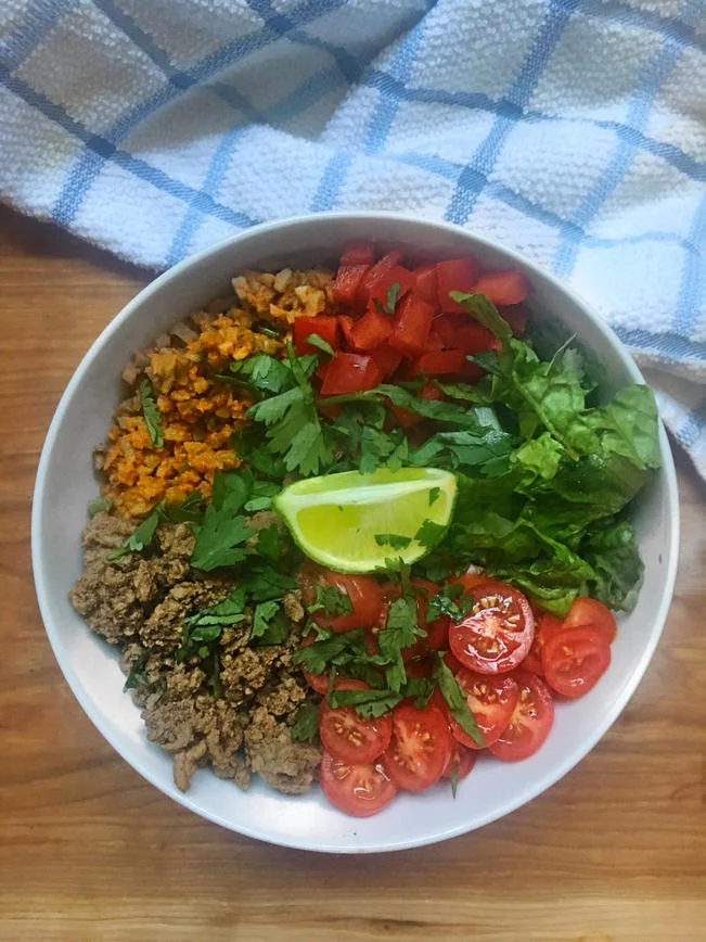 BURRITO BOWL & BROCCOLI RICE
