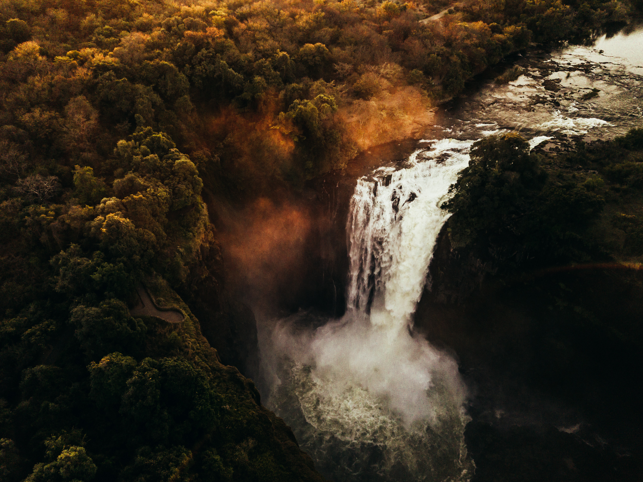 True falls. Водопад Тугела ЮАР.