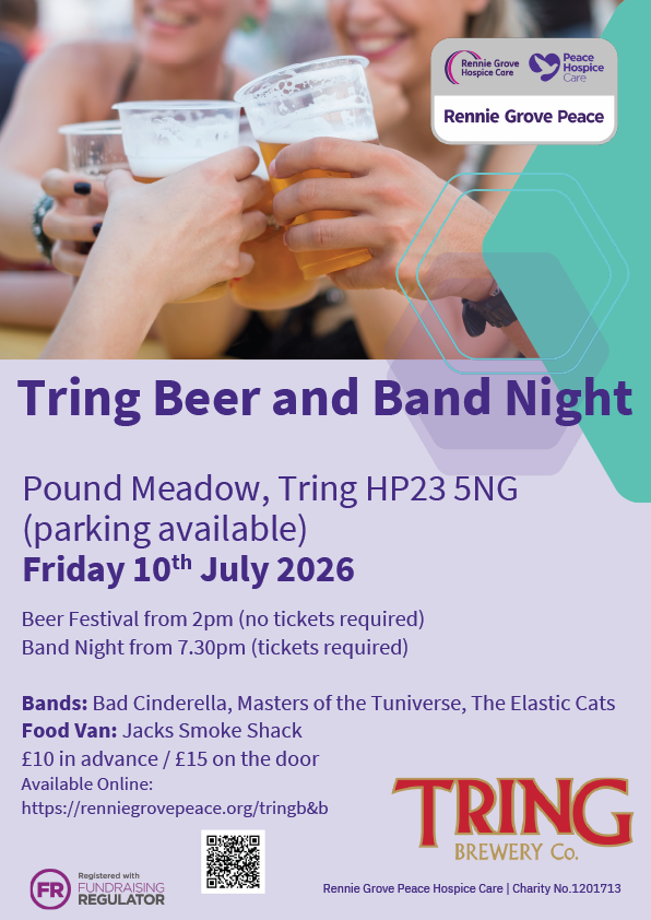 Rennie Gove Peace Tring Beer and Band Night