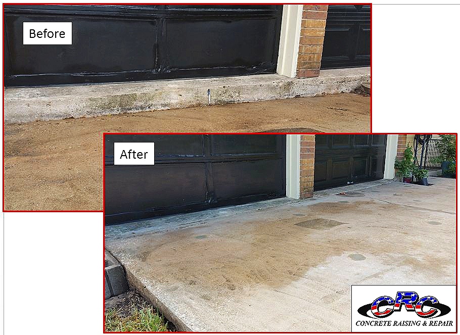 RESIDENTIAL DRIVEWAY - RAISED 6" USING CEMENTITIOUS SLURRY
