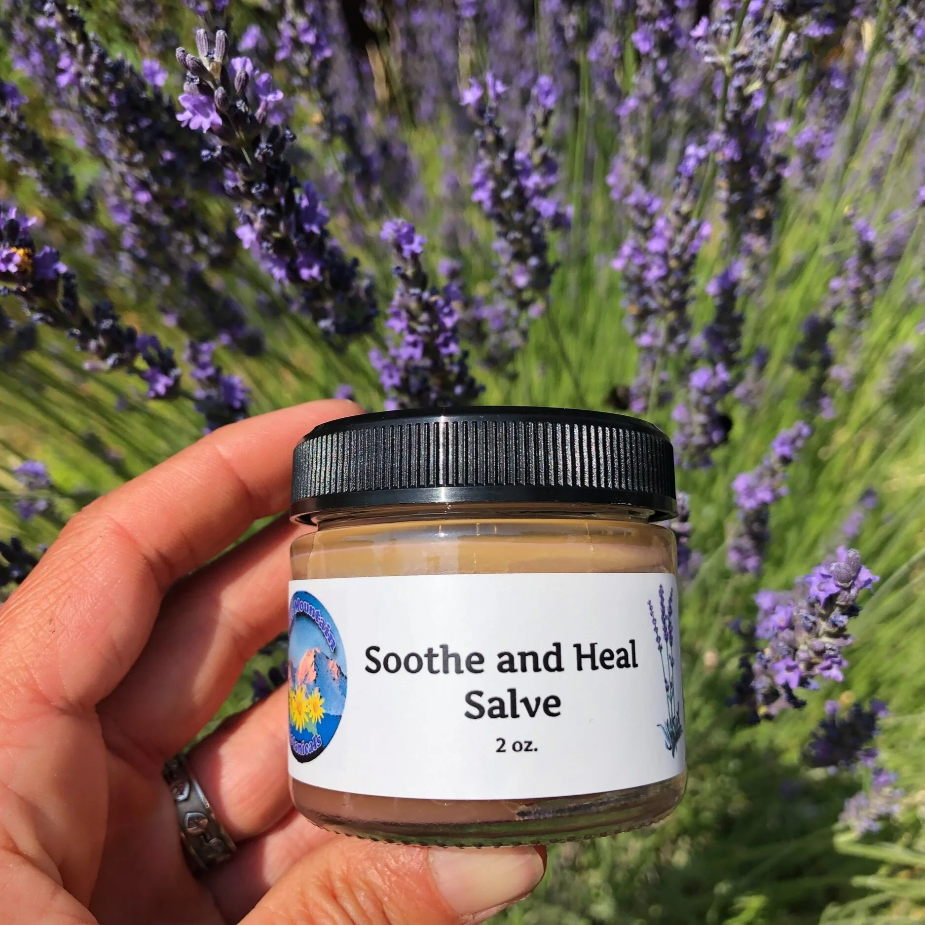Soothe and heal salve jar