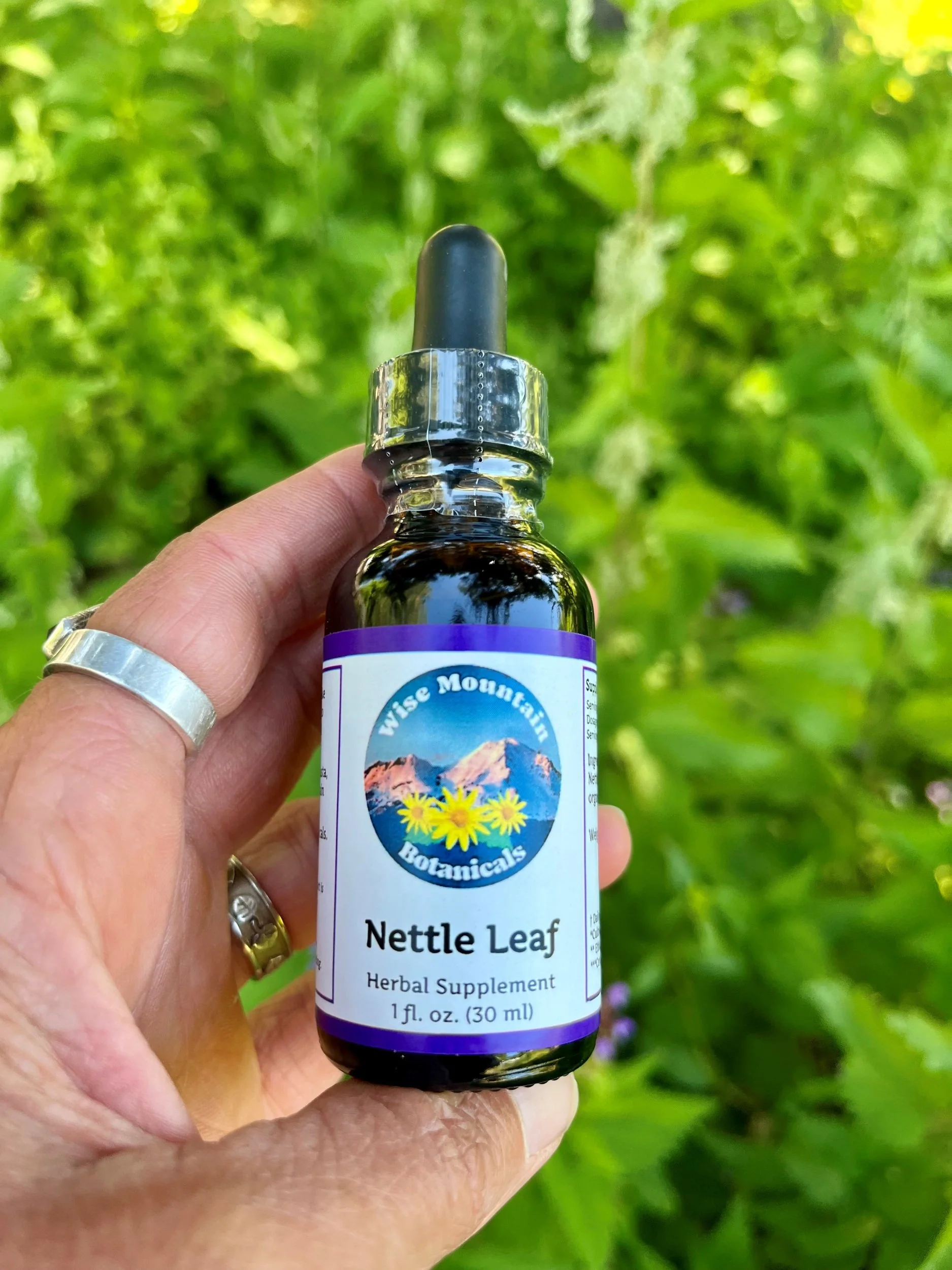 Nettle Leaf Tincture (Urtica dioica)- Fresh plant extract *Grown on our micro farm in Mount Shasta, California*