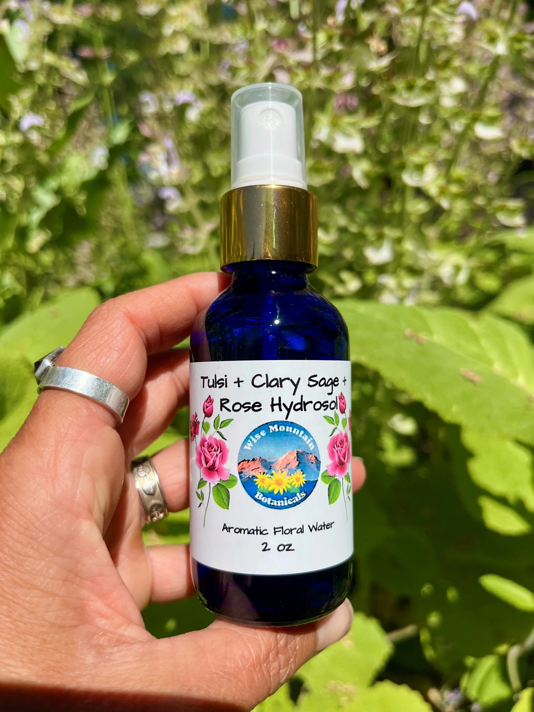 Tulsi + Clary Sage + Rose Hydrosol