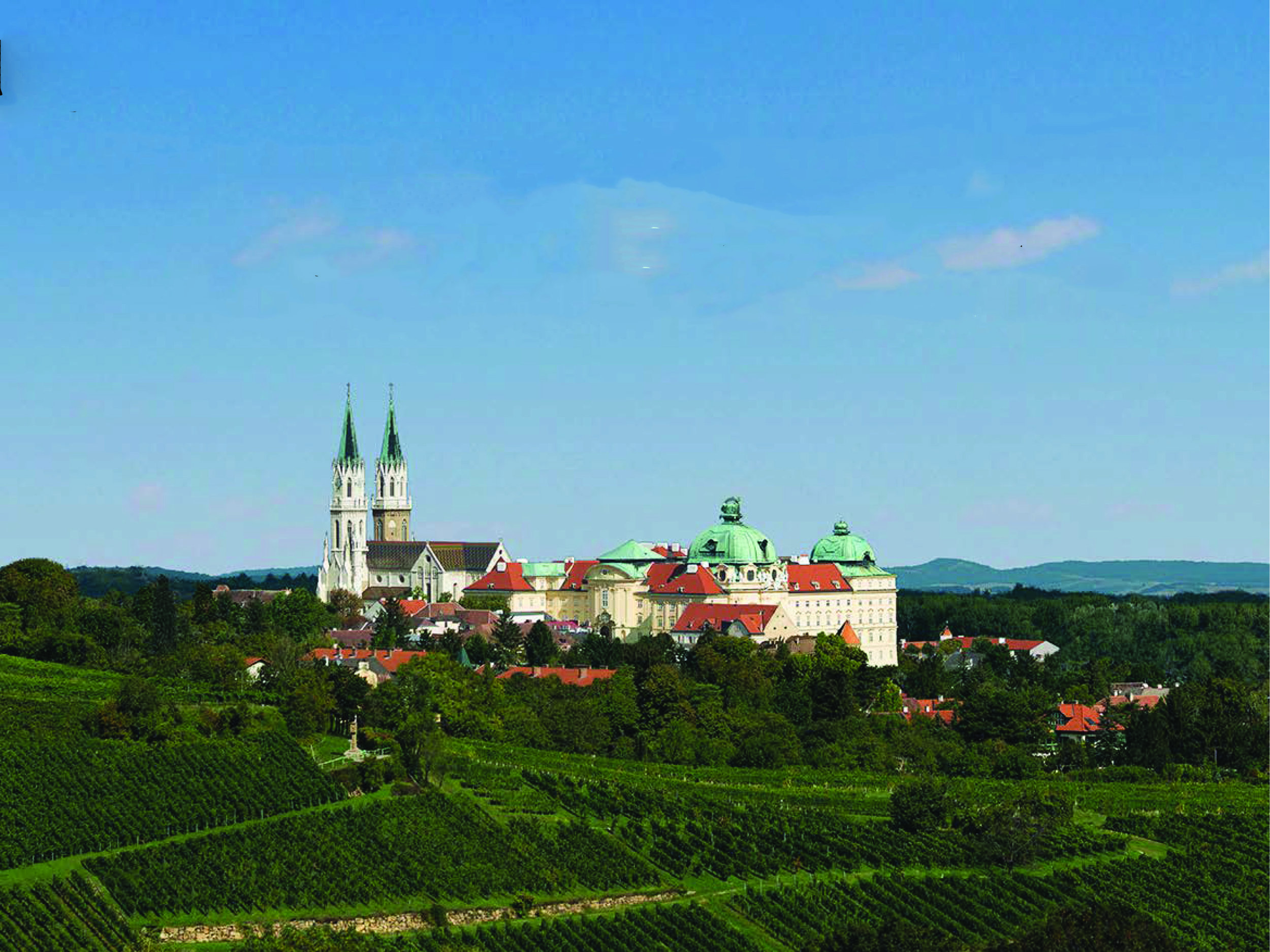 The Monastery of Stift-Klosterneuberg, home of Austria's wine heritage and seat of the nation's Supreme Court.