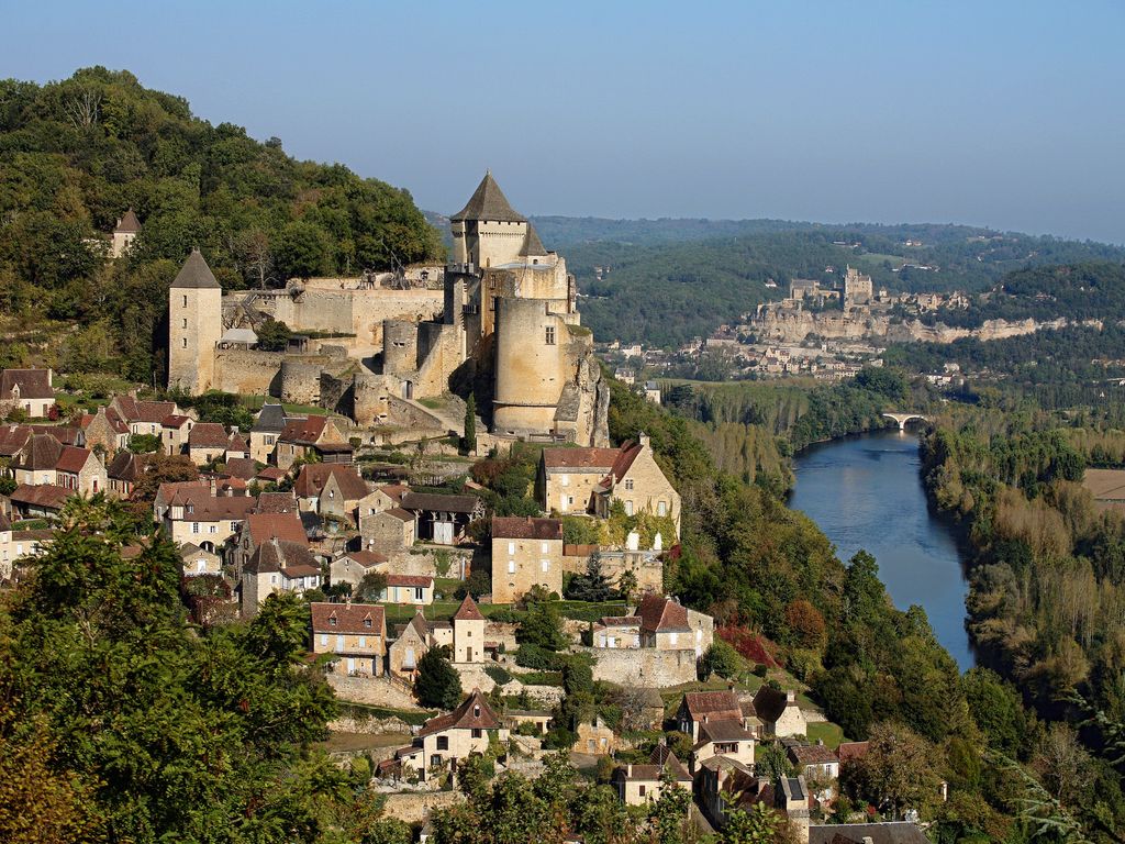 Cheateau de Castelnaud in the Bergerac region