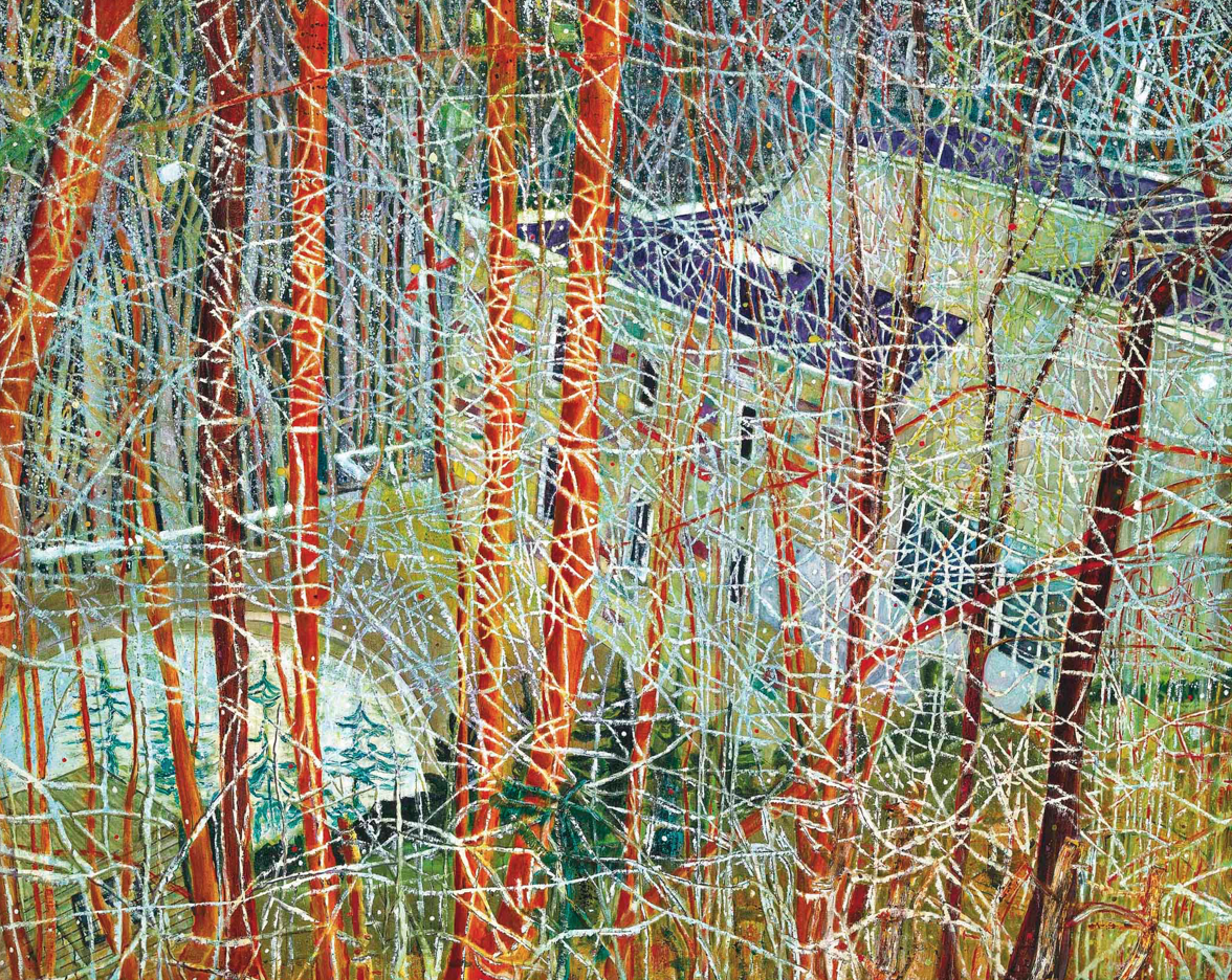 Peter Doig, The Architect’s Home in the Ravine , 1991, sold for GBP 11,282,500 at Christie’s London in 2016