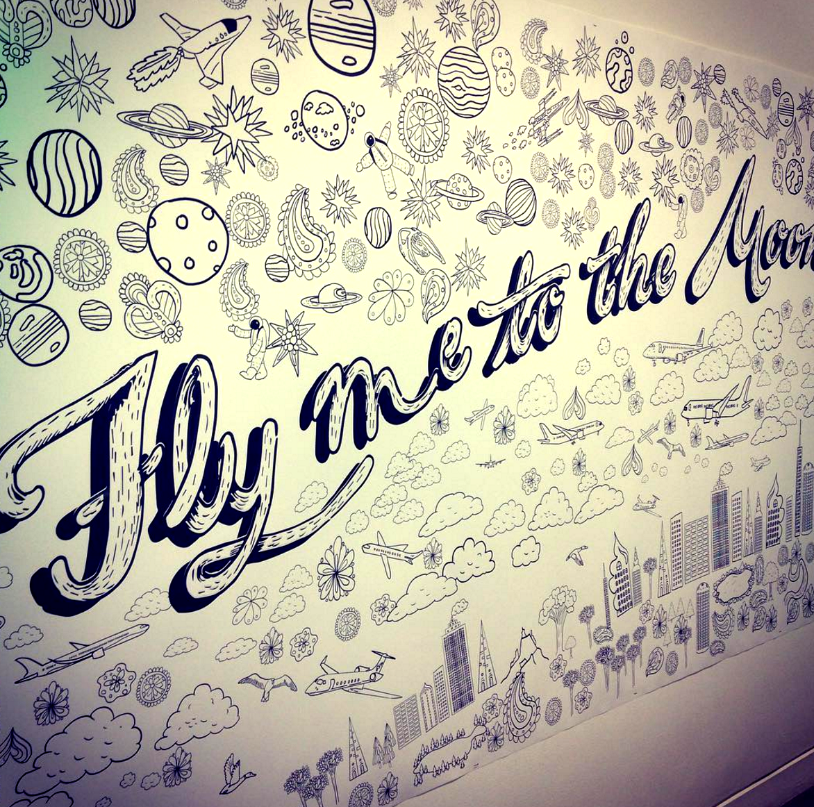 Colouring-In Mural | 2017