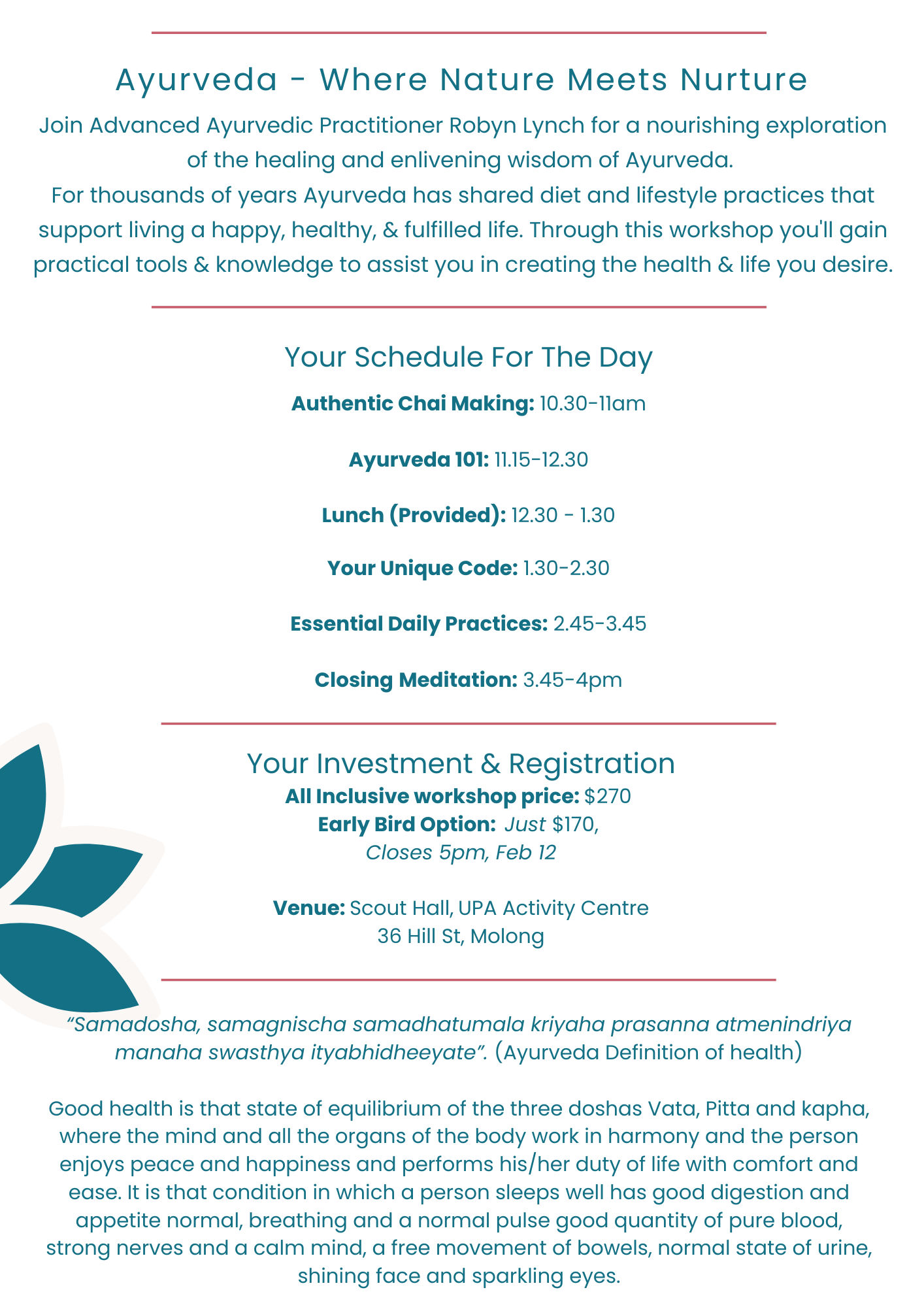 AYURVEDA Molong — Perfect Health Centre