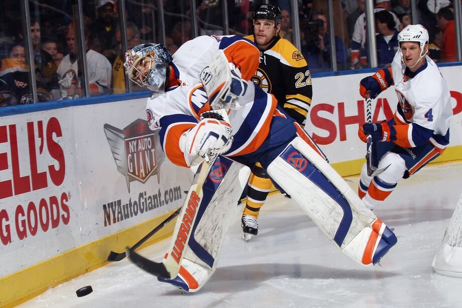 A deep dive into goalies wearing pads that look like the net and