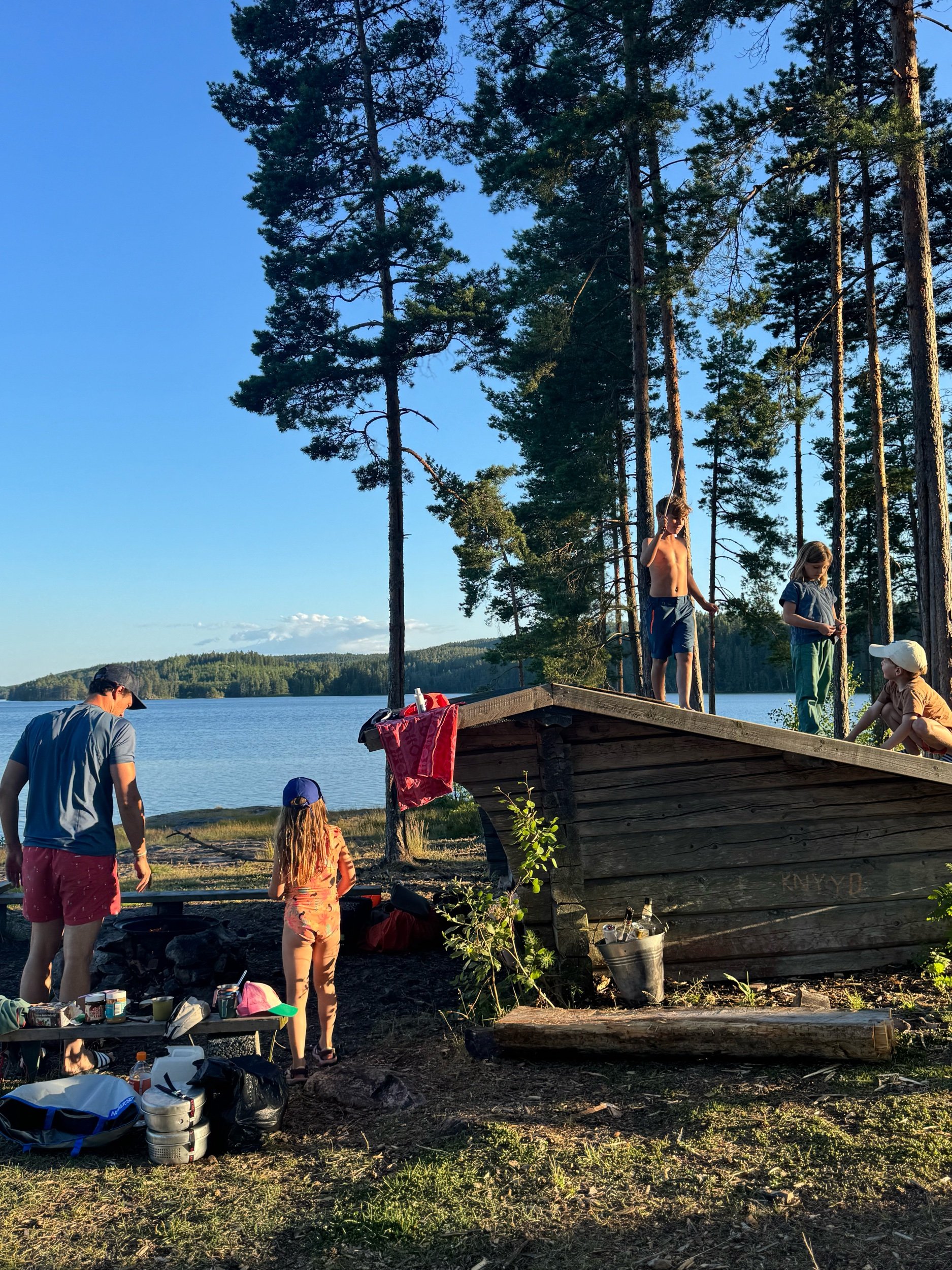 Onze kano-reis met 3 kids in Zweden
