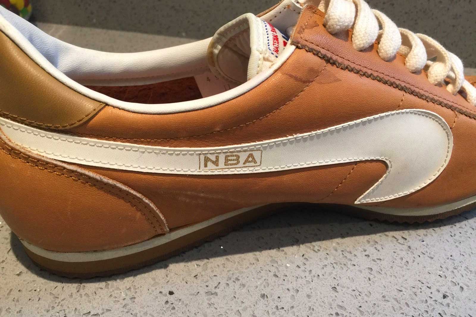 Kinney NBA 1970s Nike Le Village style vintage sneakers detail @ The Deffest