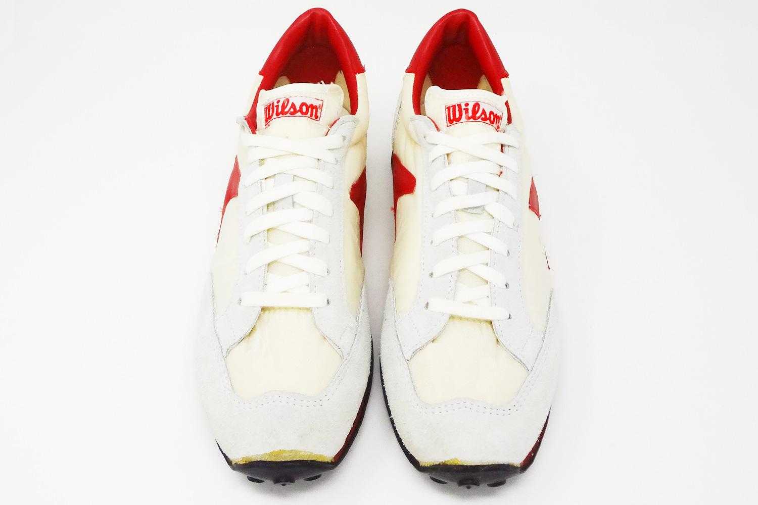 Vintage Wilson 70s 80s sneakers top view @ The Deffest