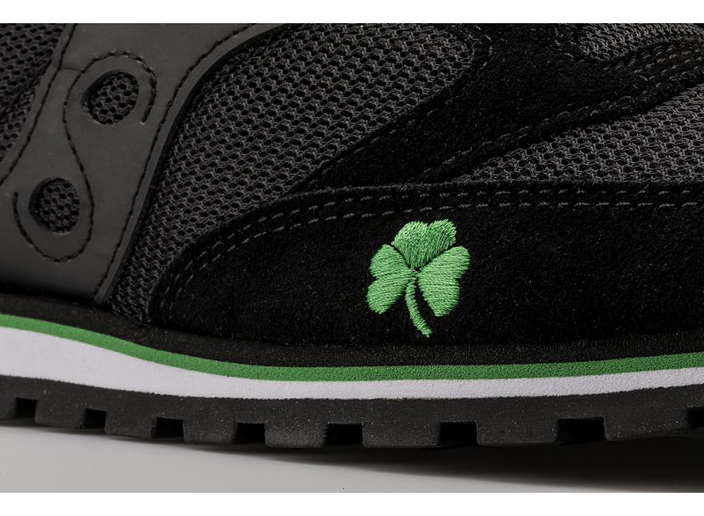 Saucony St. Patrick's Day sneakers shamrock detail @ The Deffest