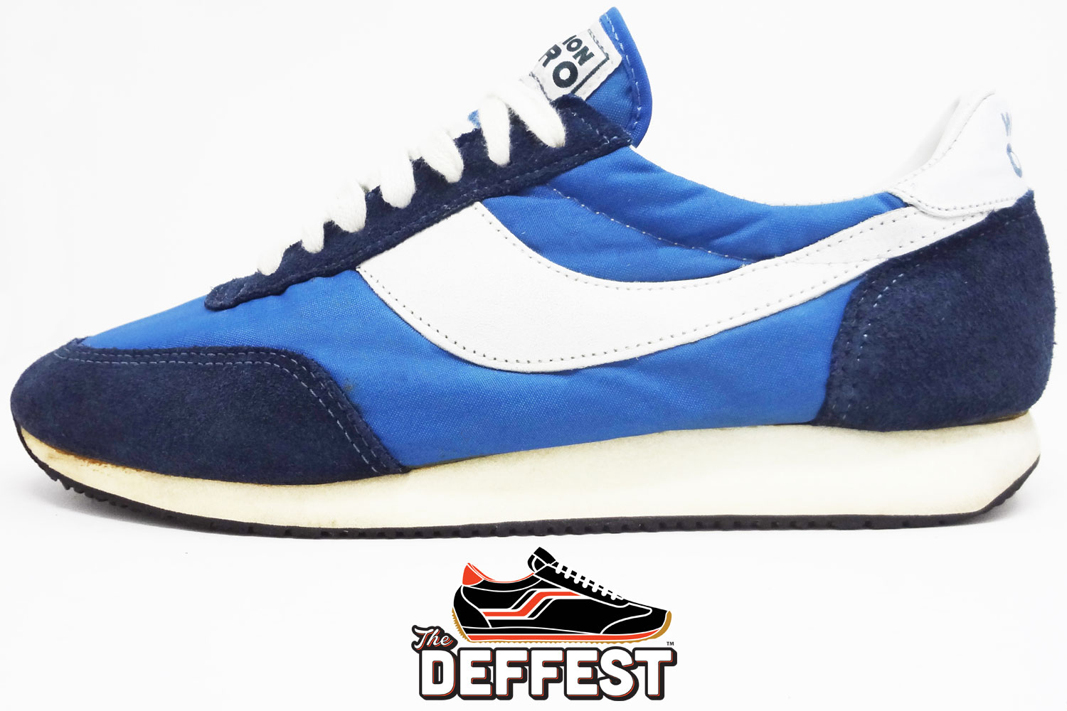 Old school Action Pro 1980s vintage sneakers side profile view @ The Deffest