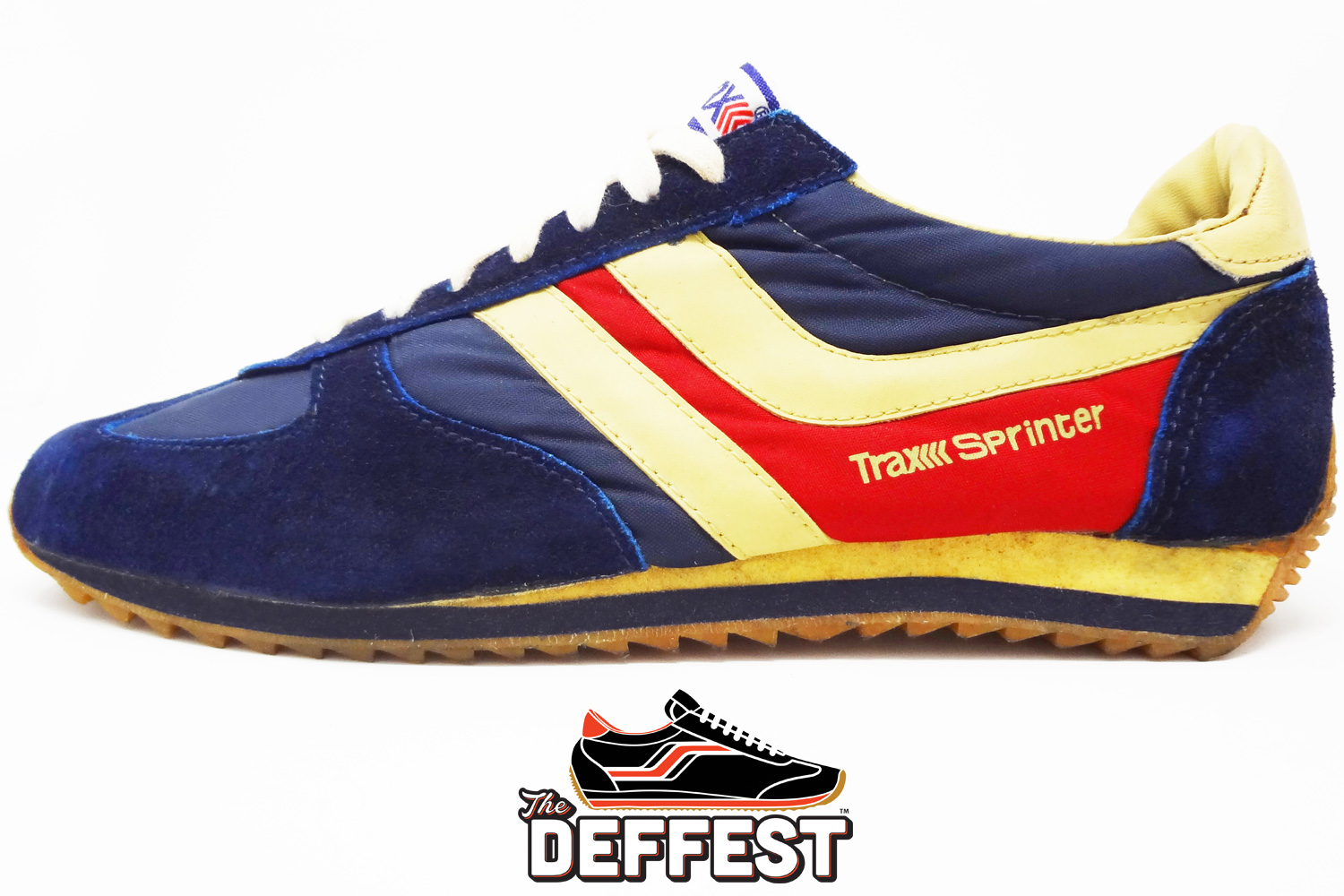 Trax Sprinter vintage sneakers profile view @ The Deffest