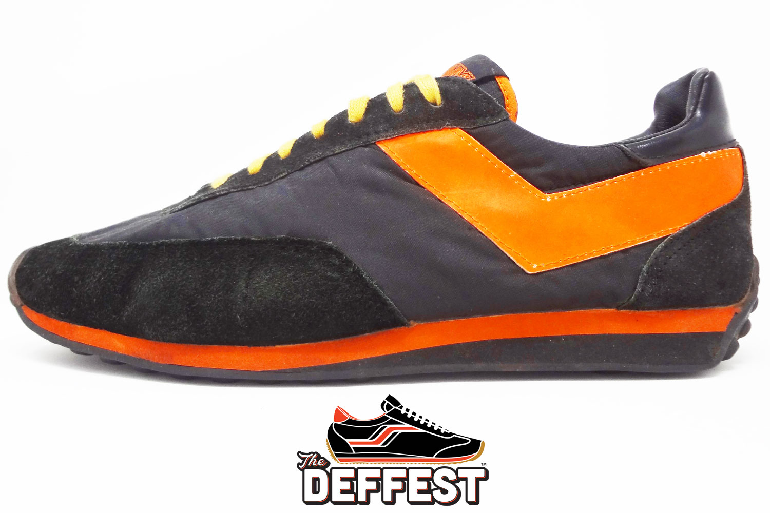 PONY Racer I VSD 1978 running shoes profile view @ The Deffest vintage sneaker blog