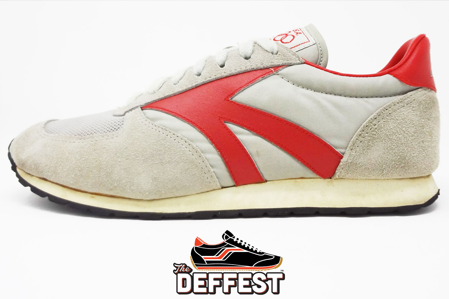 80s JCPenney USA Olympics vintage sneakers profile @ The Deffest