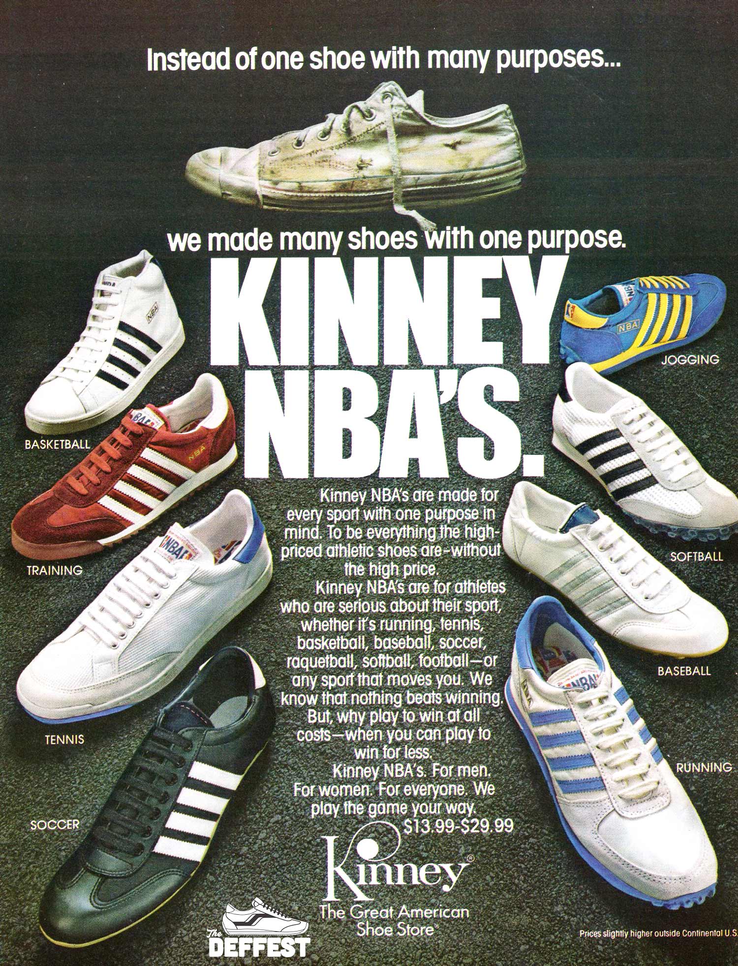 vintage NBA basketball shoes — The Deffest®. A vintage and retro sneaker  blog. — Vintage Ads