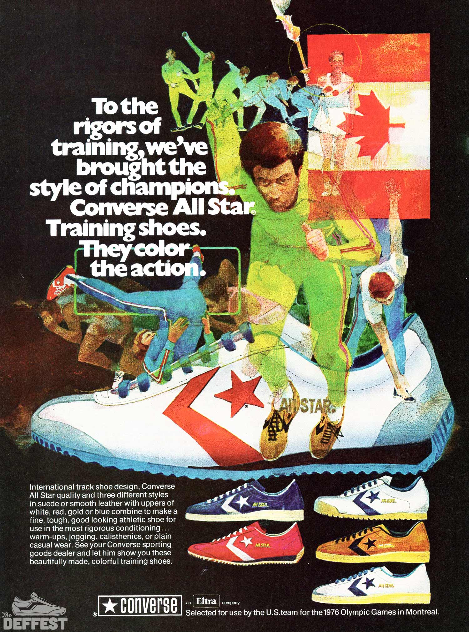 1976 Olympics — The Deffest®. A vintage and retro sneaker blog. —