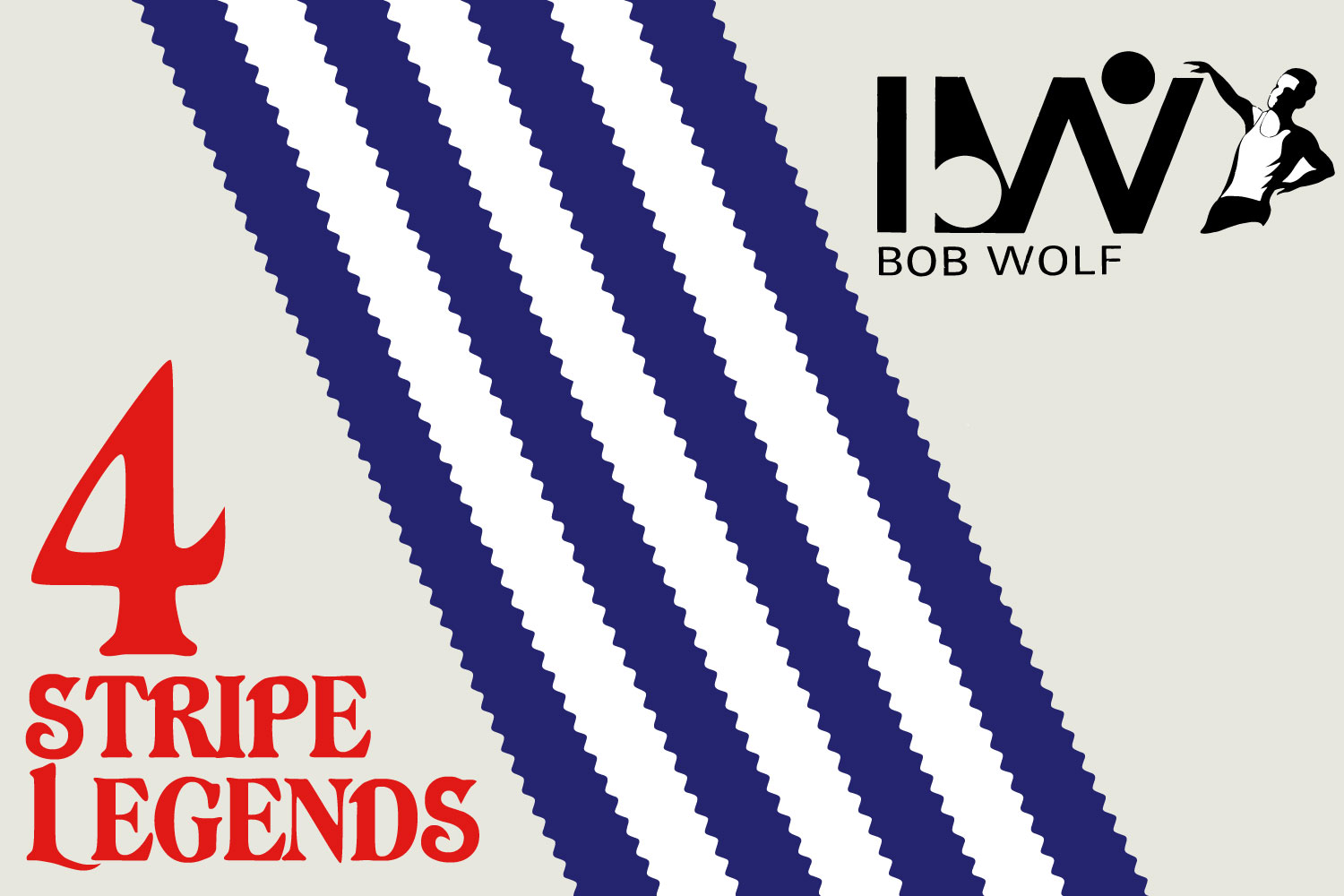 Bob Wolf 4 stripe sneaker legends @ The Deffest