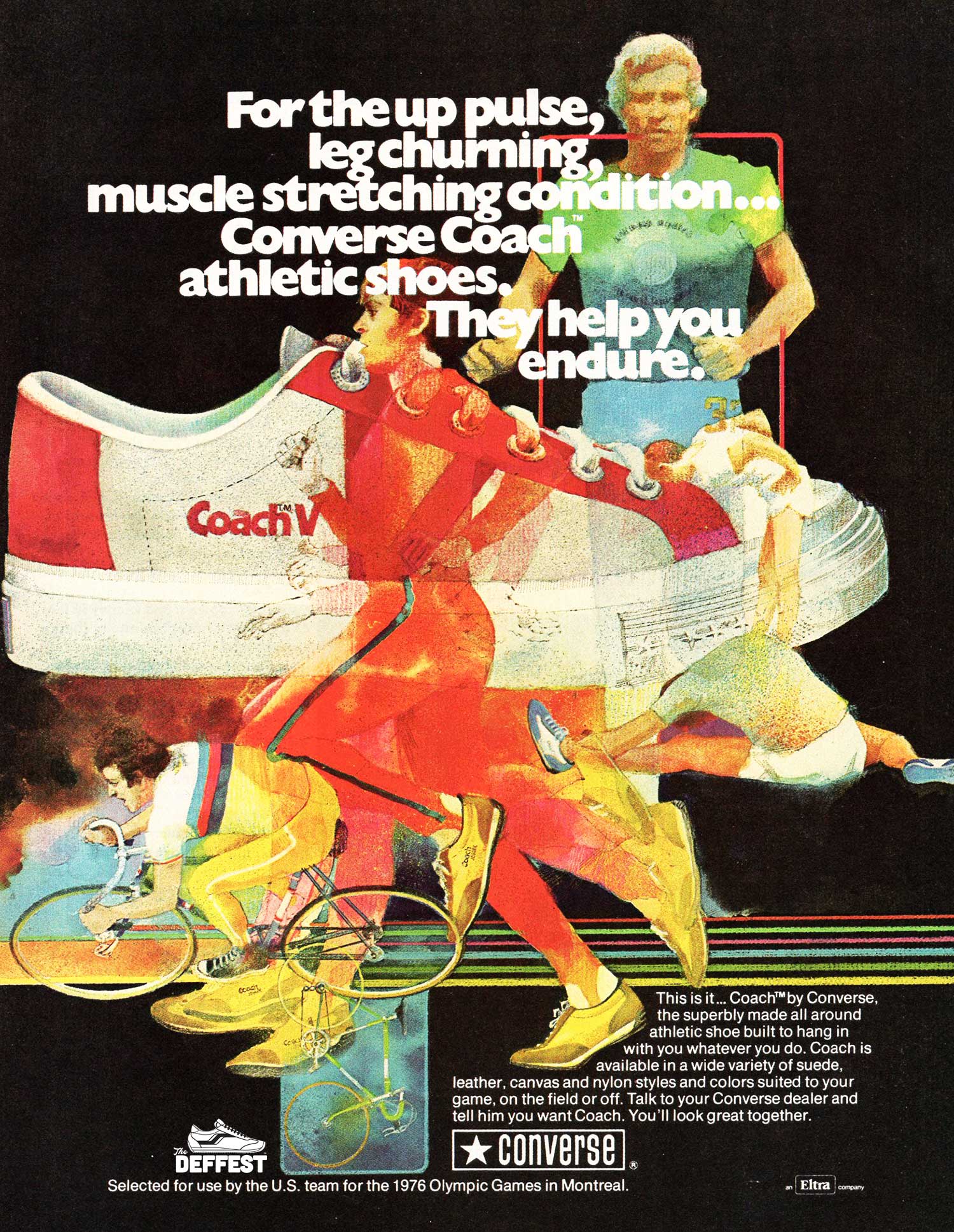 The Deffest®. vintage and retro sneaker blog. — Converse 1976 vintage sneaker ad