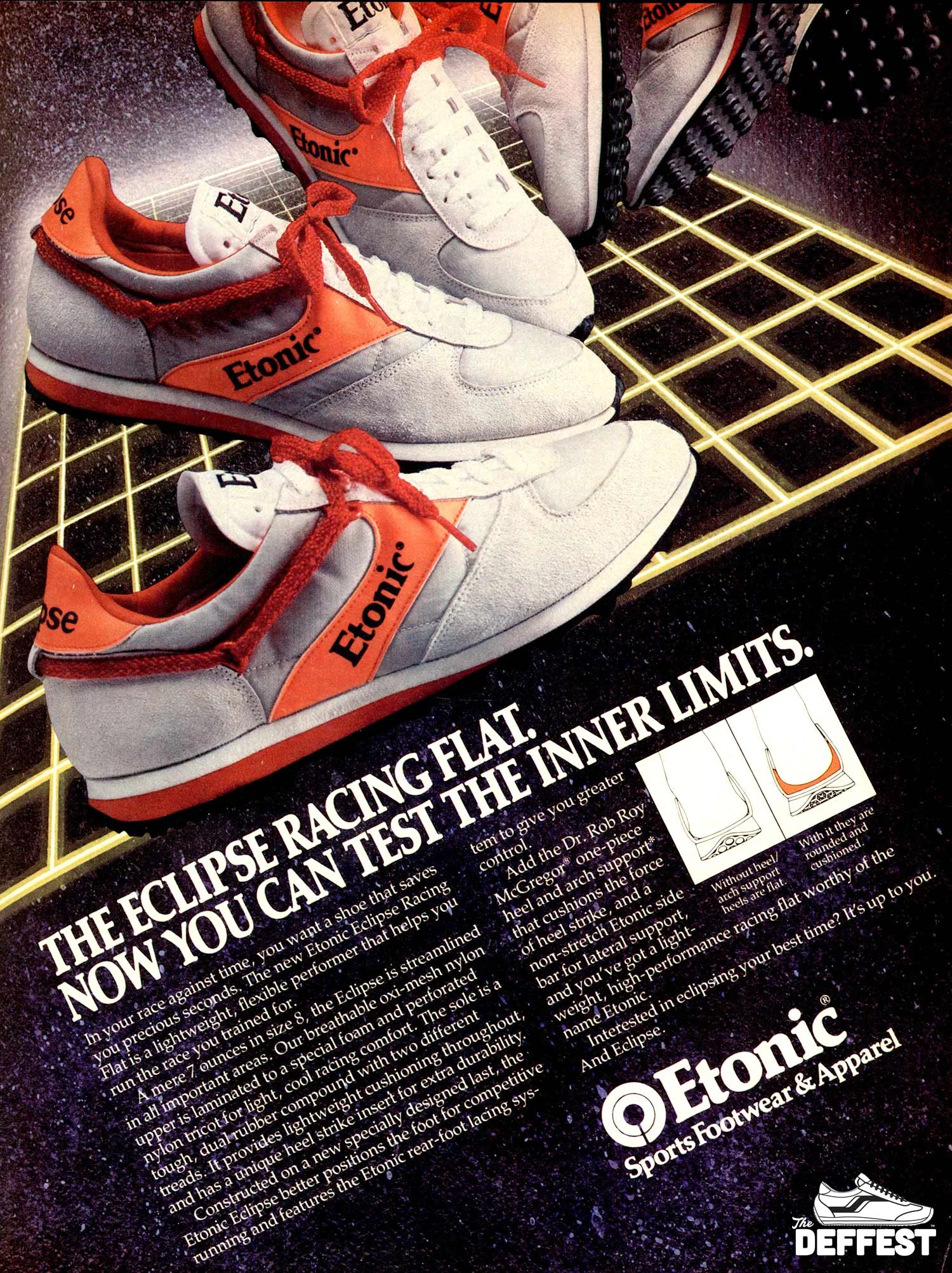 athletic shoes etonic
