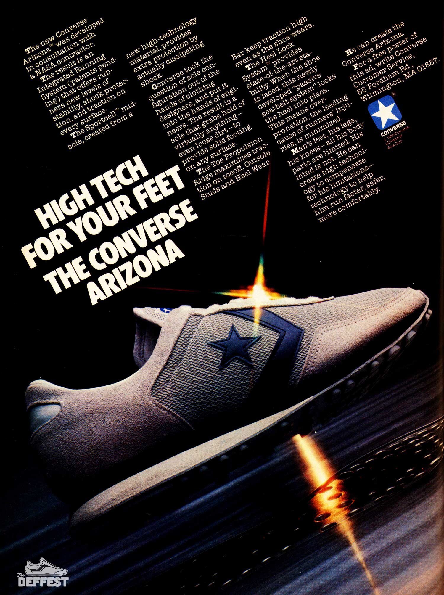 tellen kolonie Nauwkeurig The Deffest®. A vintage and retro sneaker blog. — Converse Arizona 1980  vintage sneaker ad