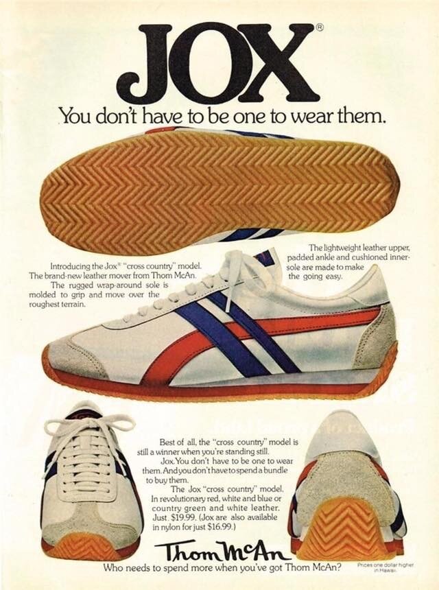 Jox sneakers — The Deffest®. A vintage sneaker blog. — Vintage Ads