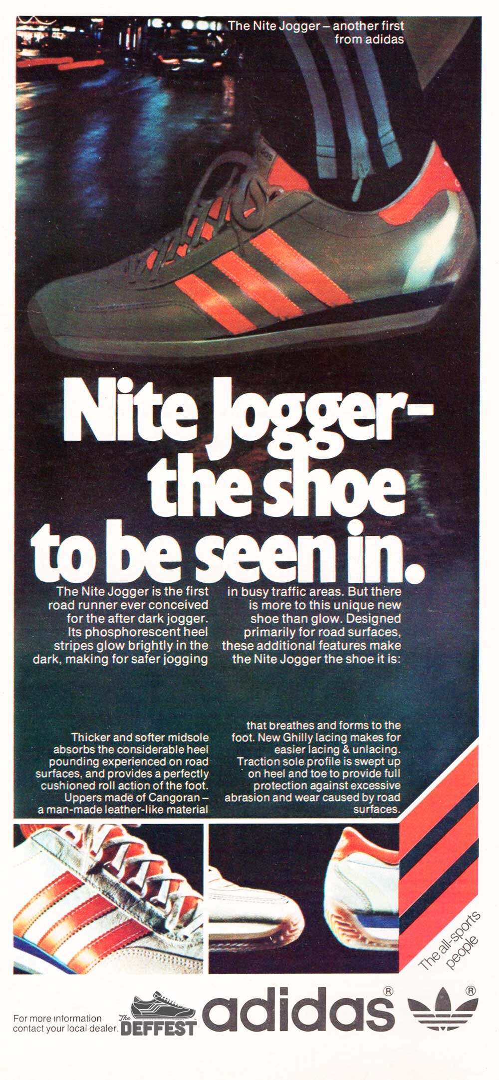 The Deffest®. A vintage and retro sneaker — Nite Jogger 1977 vintage sneaker