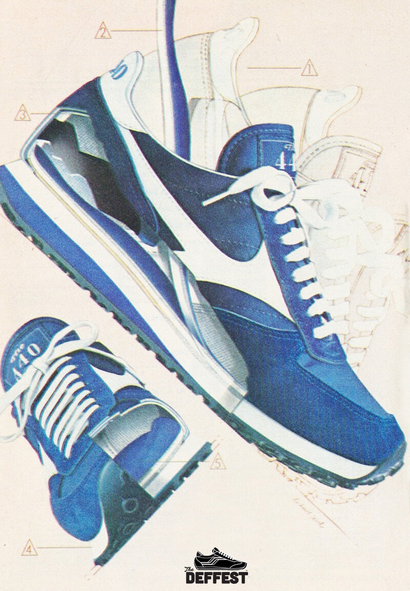 Vintage Sears 440 retro sneaker ad from 1981 @ The Deffest