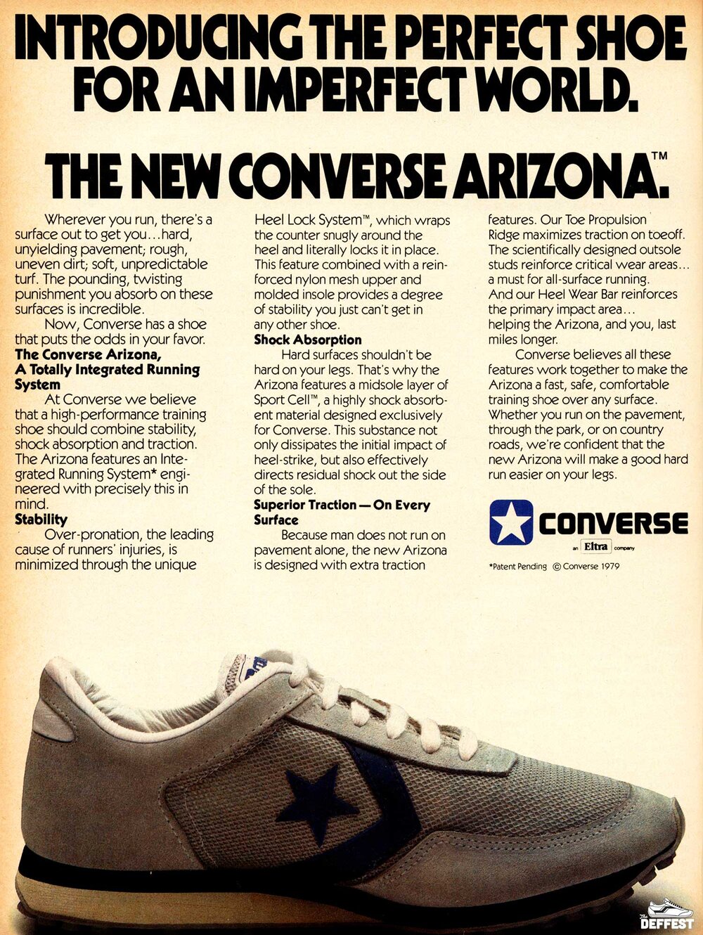 Bij naam Bekwaam Eigendom The Deffest®. A vintage and retro sneaker blog. — Vintage Converse Arizona  sneaker ad from 1980