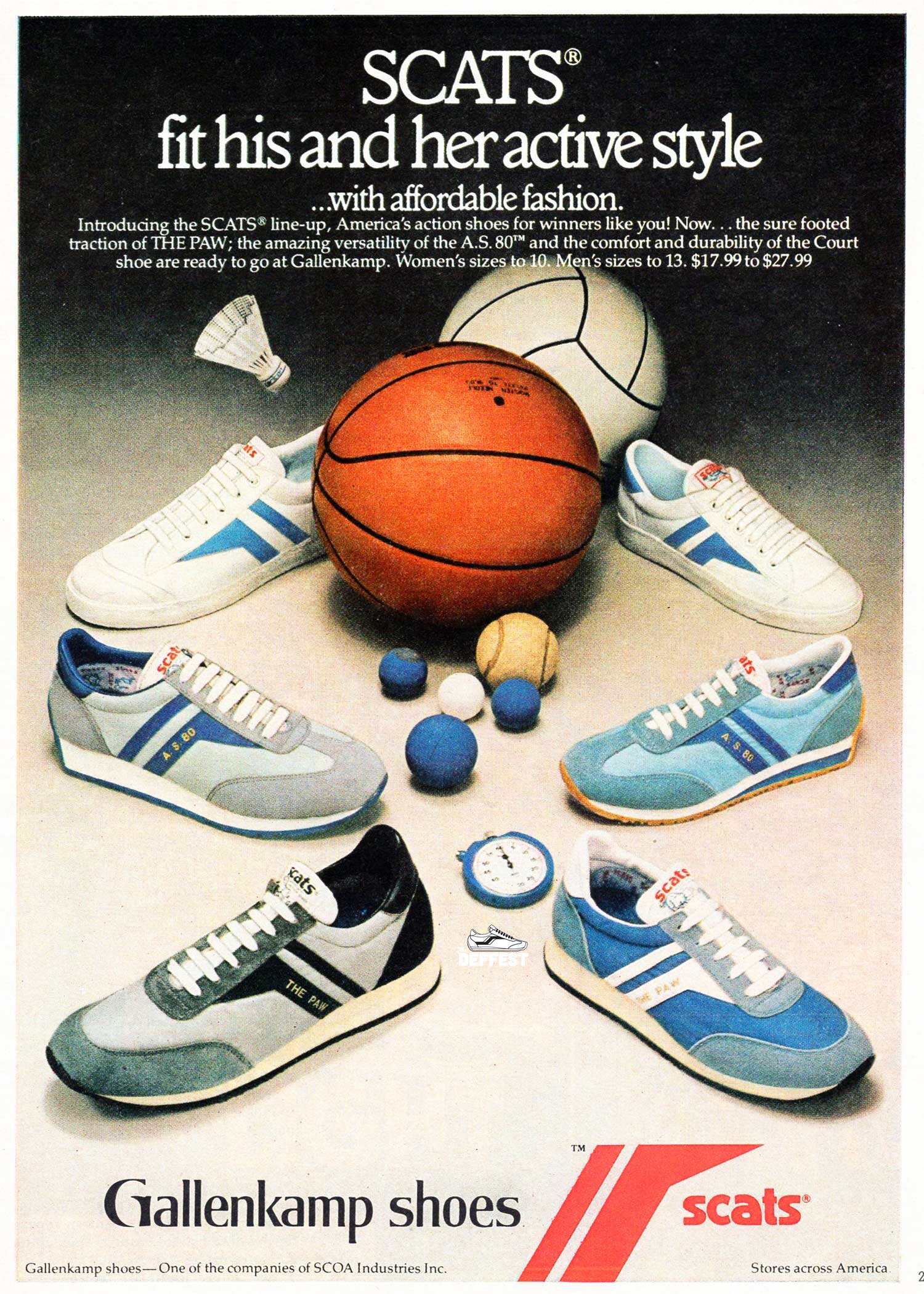 The Deffest®. A vintage and retro sneaker blog. — Gallenkamp SCATS 1981 ...