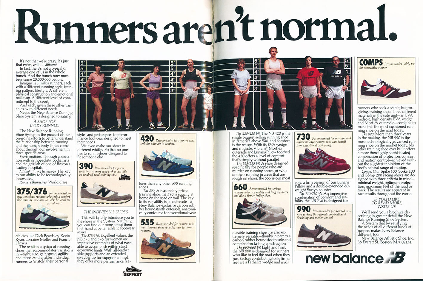 new balance vintage ad