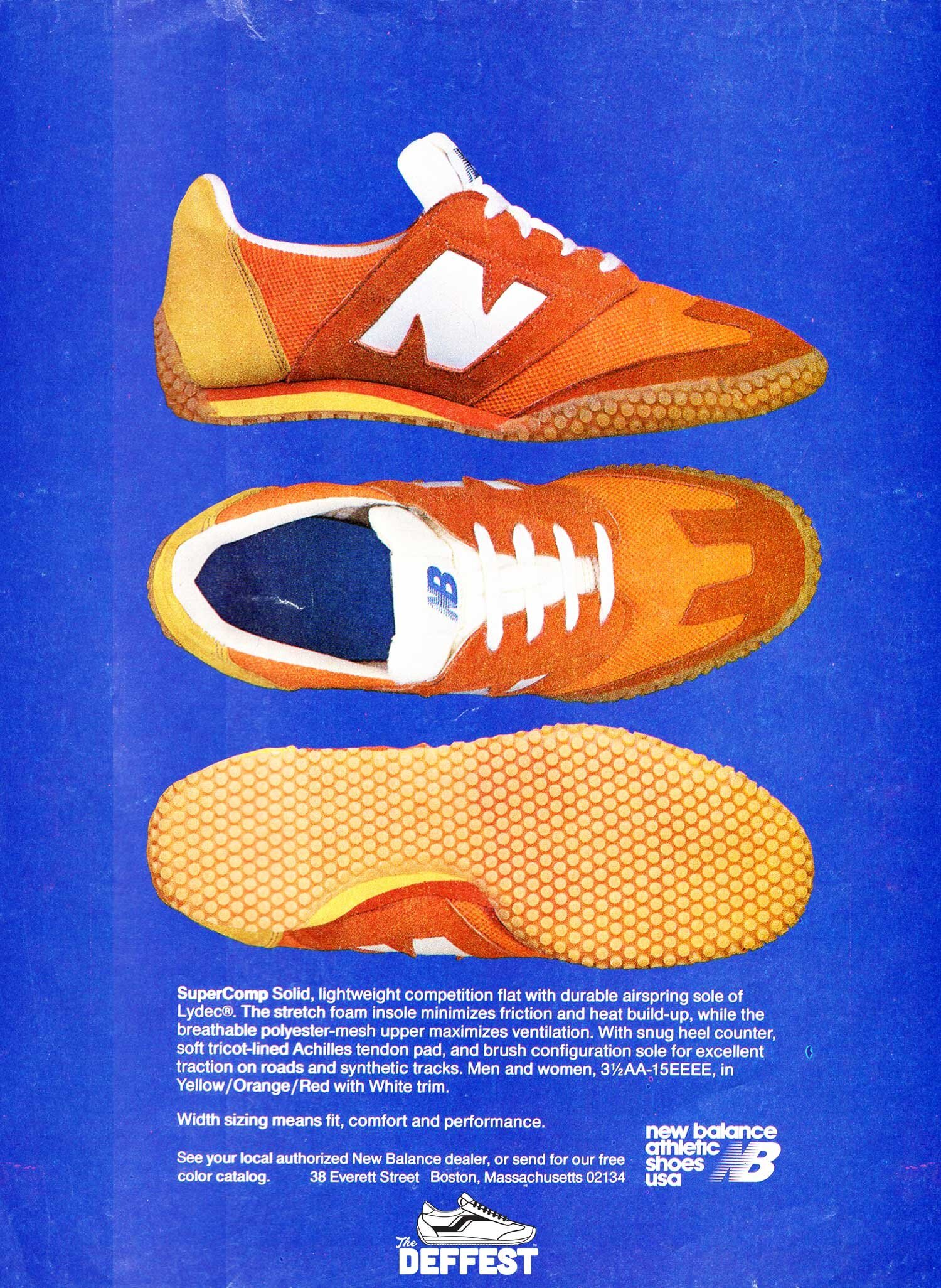 New Balance SuperComp vintage sneaker ad @ The Deffest