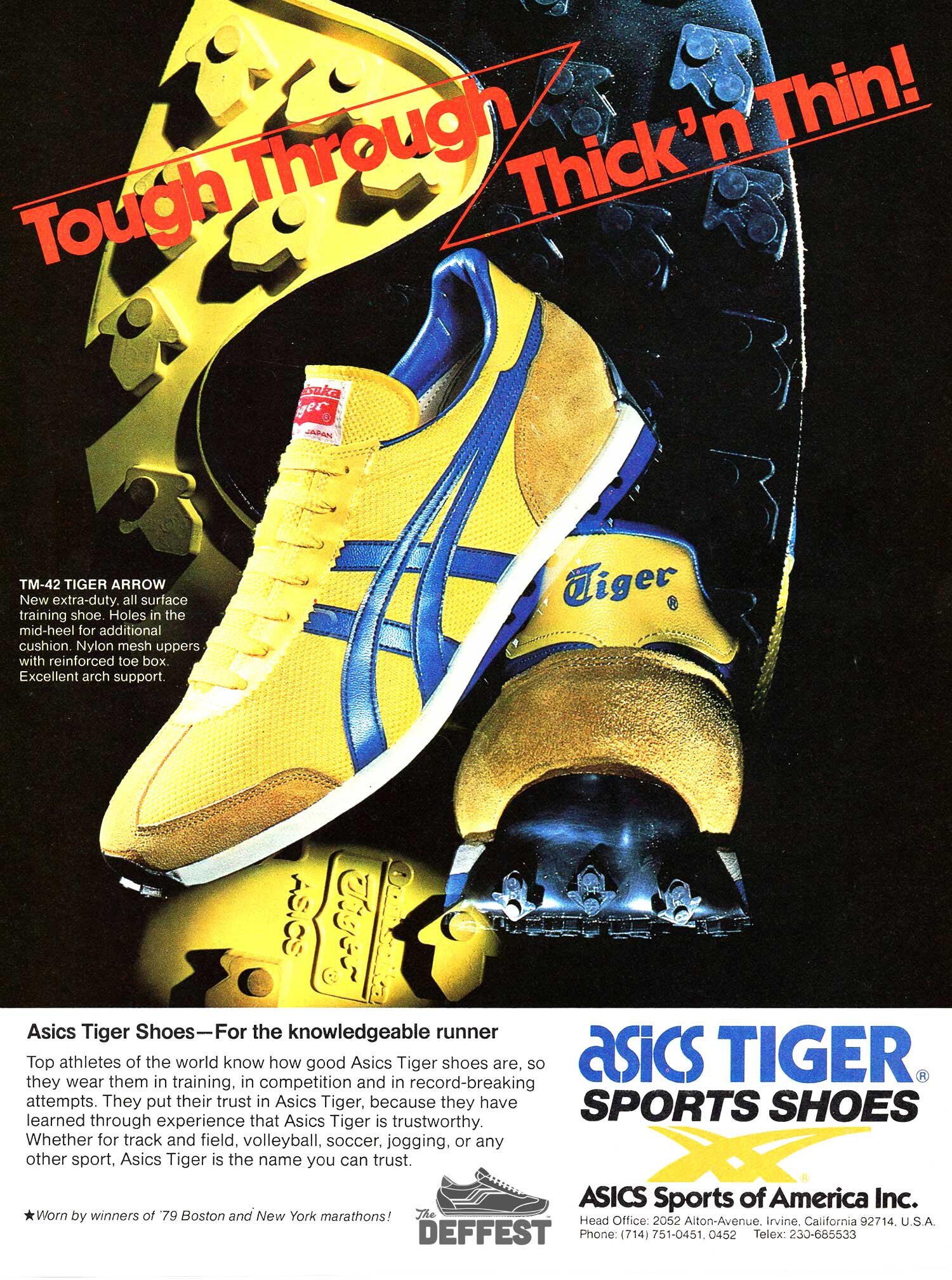 narrow shade delicacy vintage asics tiger sneakers 1980s fashion — The Deffest®. A vintage and  retro sneaker blog. — Vintage Ads