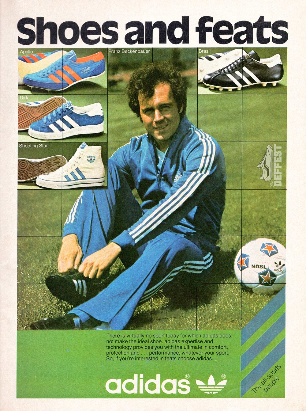 adidas brasil — Deffest®. A and retro sneaker — Vintage Ads