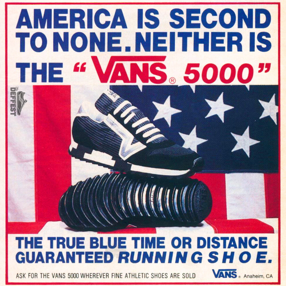 The Deffest®. A vintage and retro sneaker blog. — Vintage 5000 sneaker ad from 1984