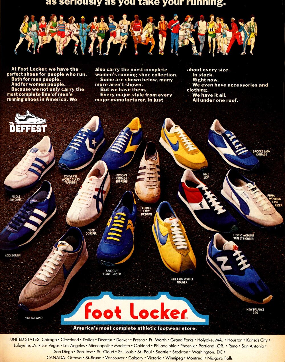 foot locker The Deffest®. A vintage and retro sneaker blog. — Vintage Ads