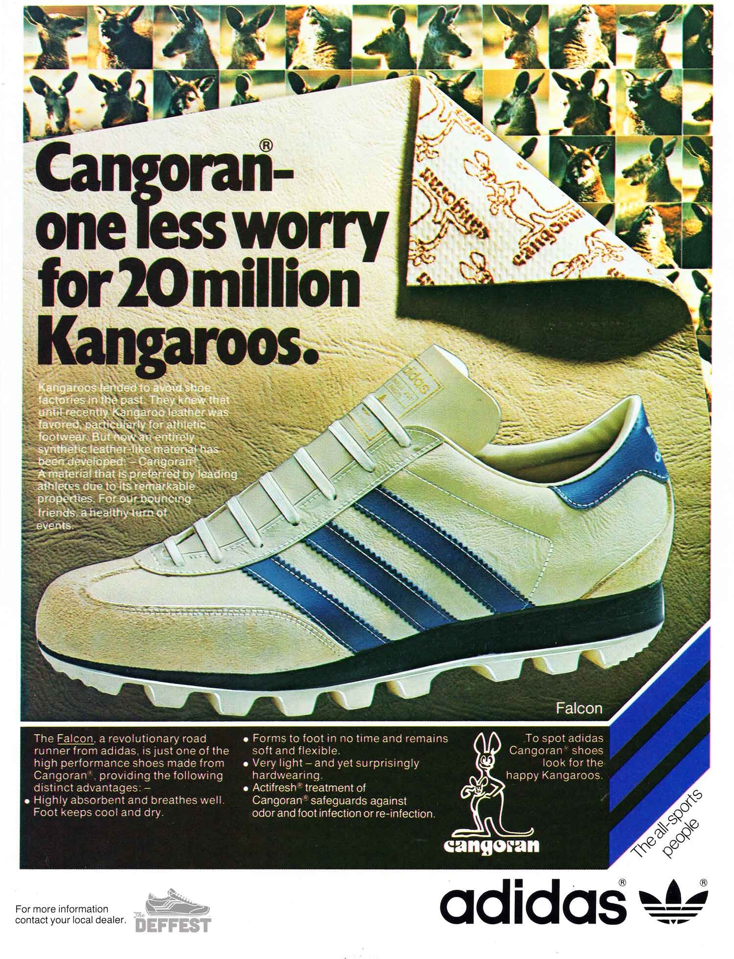 sti aluminium hit The Deffest®. A vintage and retro sneaker blog. — Adidas Falcon 1970s  vintage sneaker ad