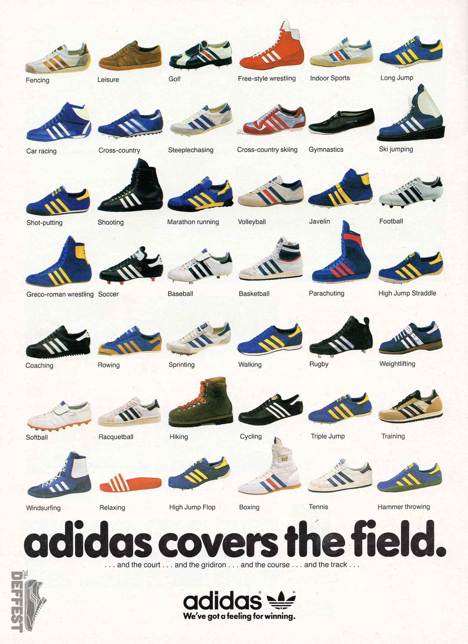 Kust Natte sneeuw weefgetouw vintage adidas sneakers — The Deffest®. A vintage and retro sneaker blog. —  Vintage Ads