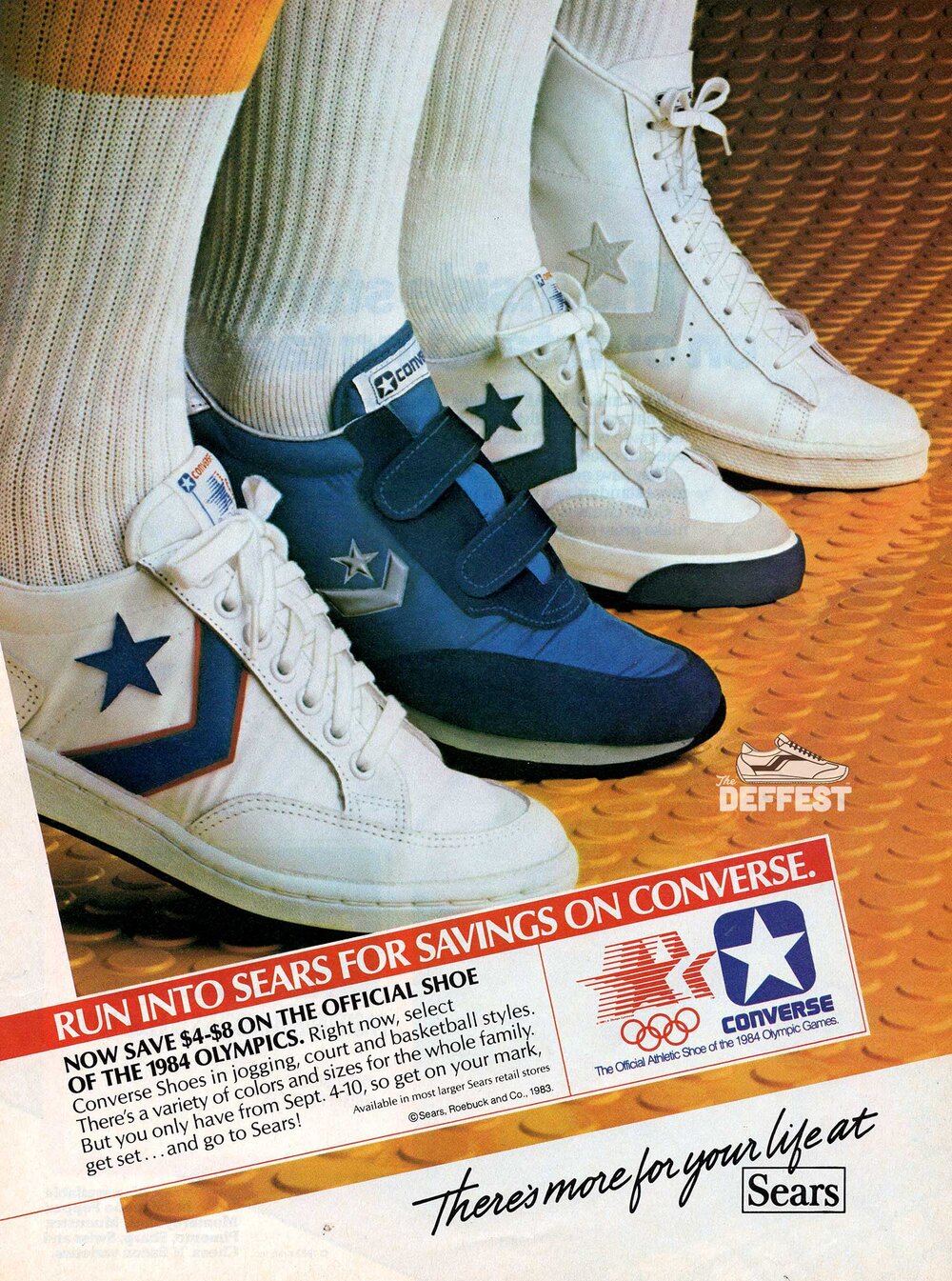 1980s converse sneakers — The Deffest®. A vintage and retro sneaker blog. —  Vintage Ads