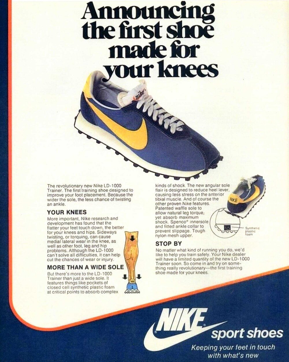 Nike sneakers — The Deffest®. A and retro — Vintage Ads
