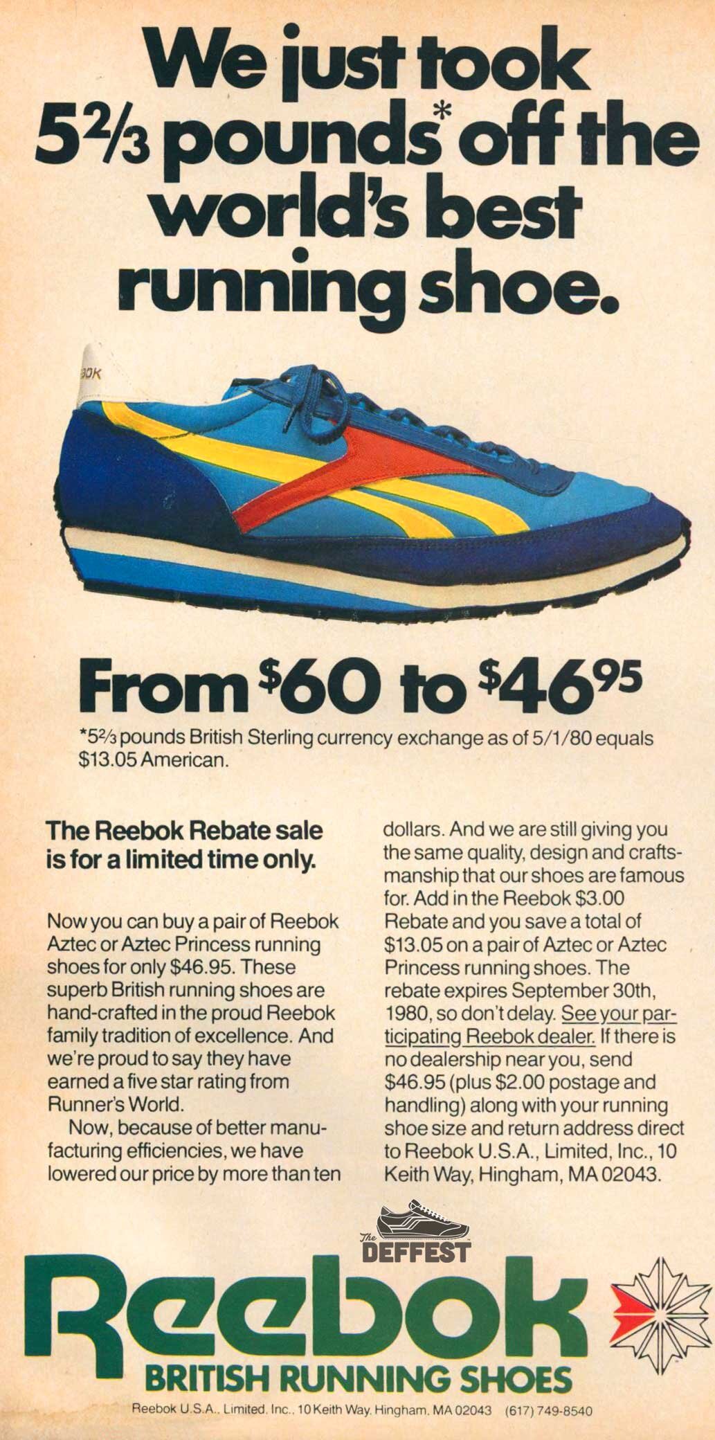 Reebok — The Deffest®. A vintage and retro blog. — Ads