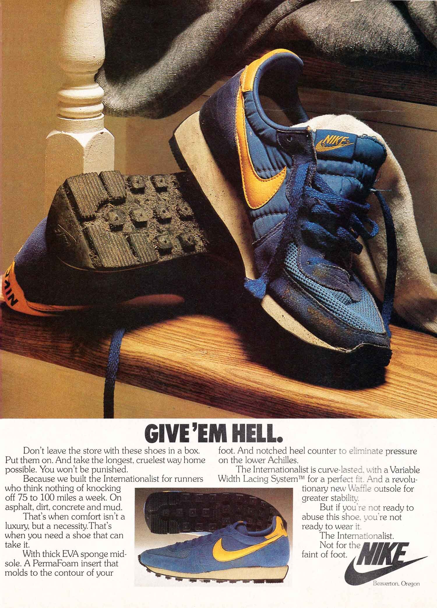 asignación Descubrir Joven vintage Nike ad — The Deffest®. A vintage and retro sneaker blog. — Vintage  Ads