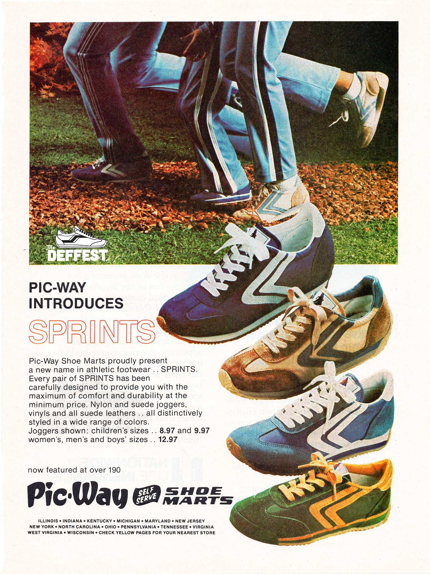 The Deffest®. A vintage and retro sneaker blog. — Pic-Way Sprints 1979 ...