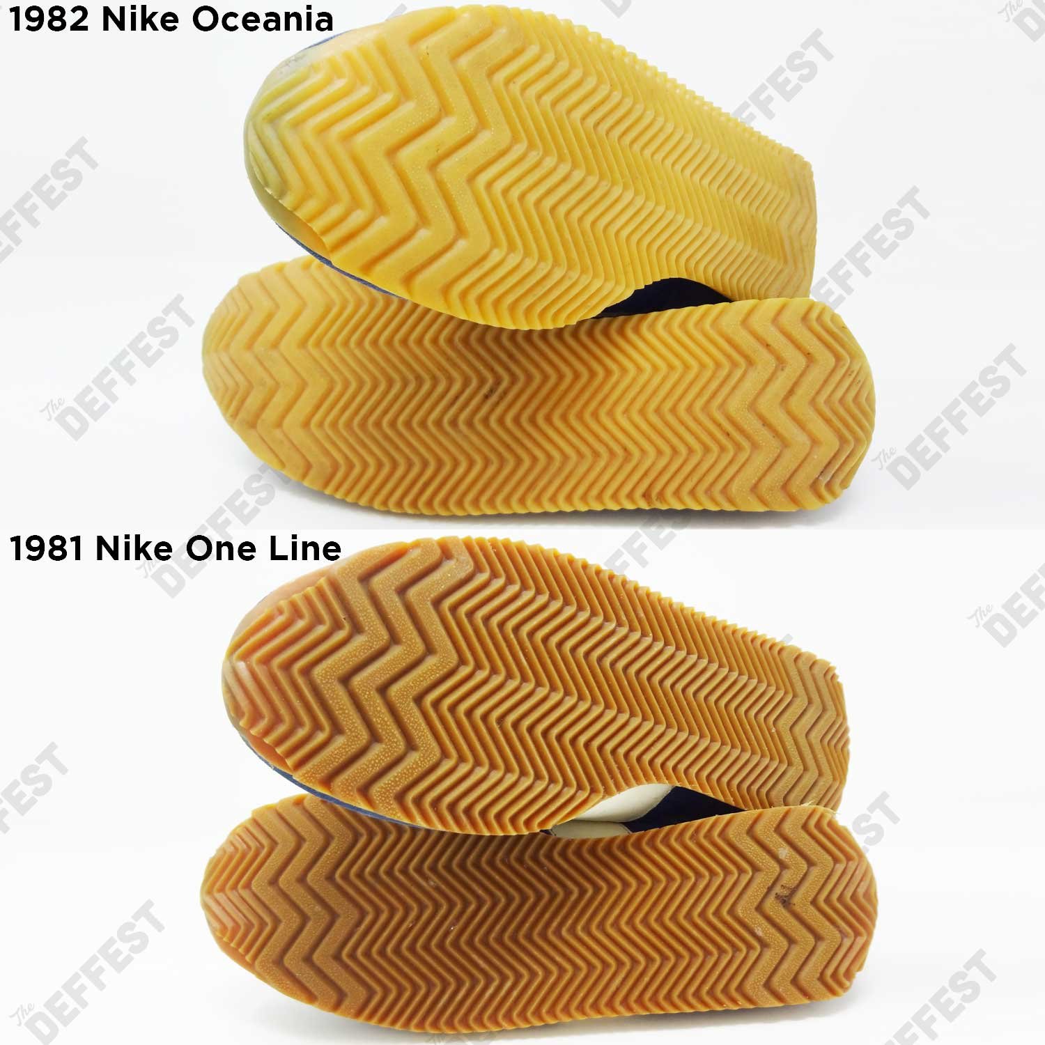 The Rarest Nike Shoes Ever - The One Line / Nike Oceania outsole comparison photos