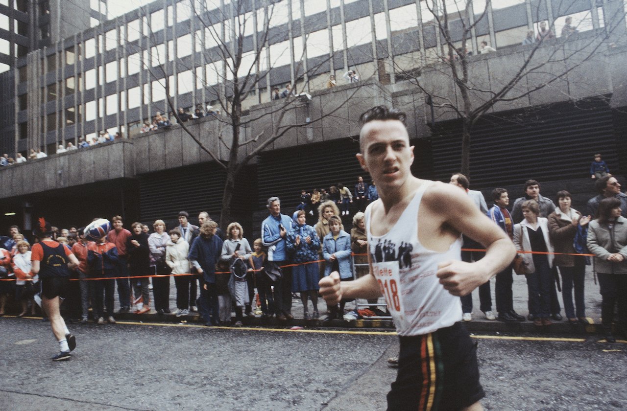Joe Strummer London Marathon 1983 by Steve Rapport