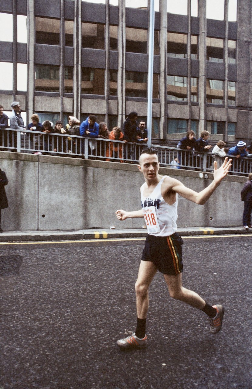 Joe Strummer London Marathon 1983 by Steve Rapport